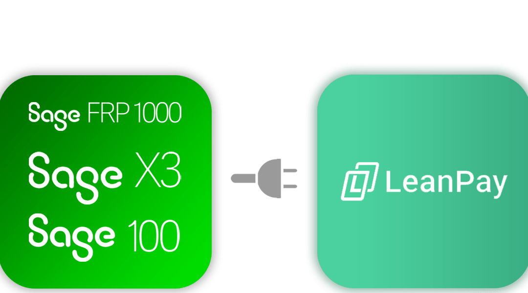 CONNECTEUR SAGE 100 / FRP 1000 / X3 ➡ LEANPAY