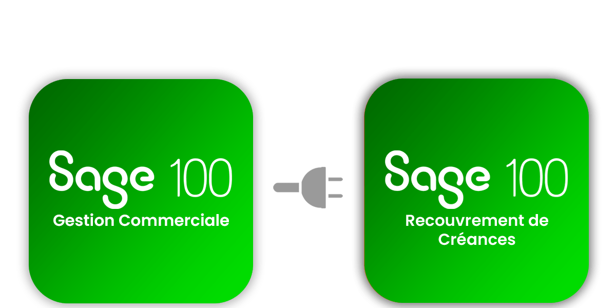 Connecteur Sage 100 gestion commerciale à Sage 100 Recouvrement de créances