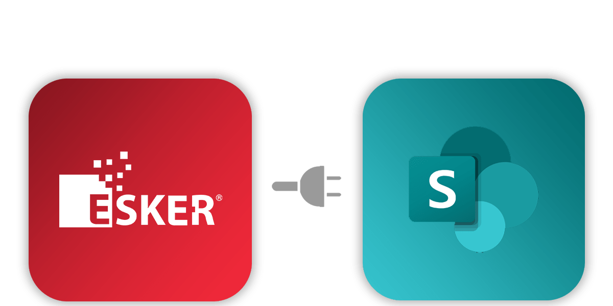 Connexion Esker > Sharepoint