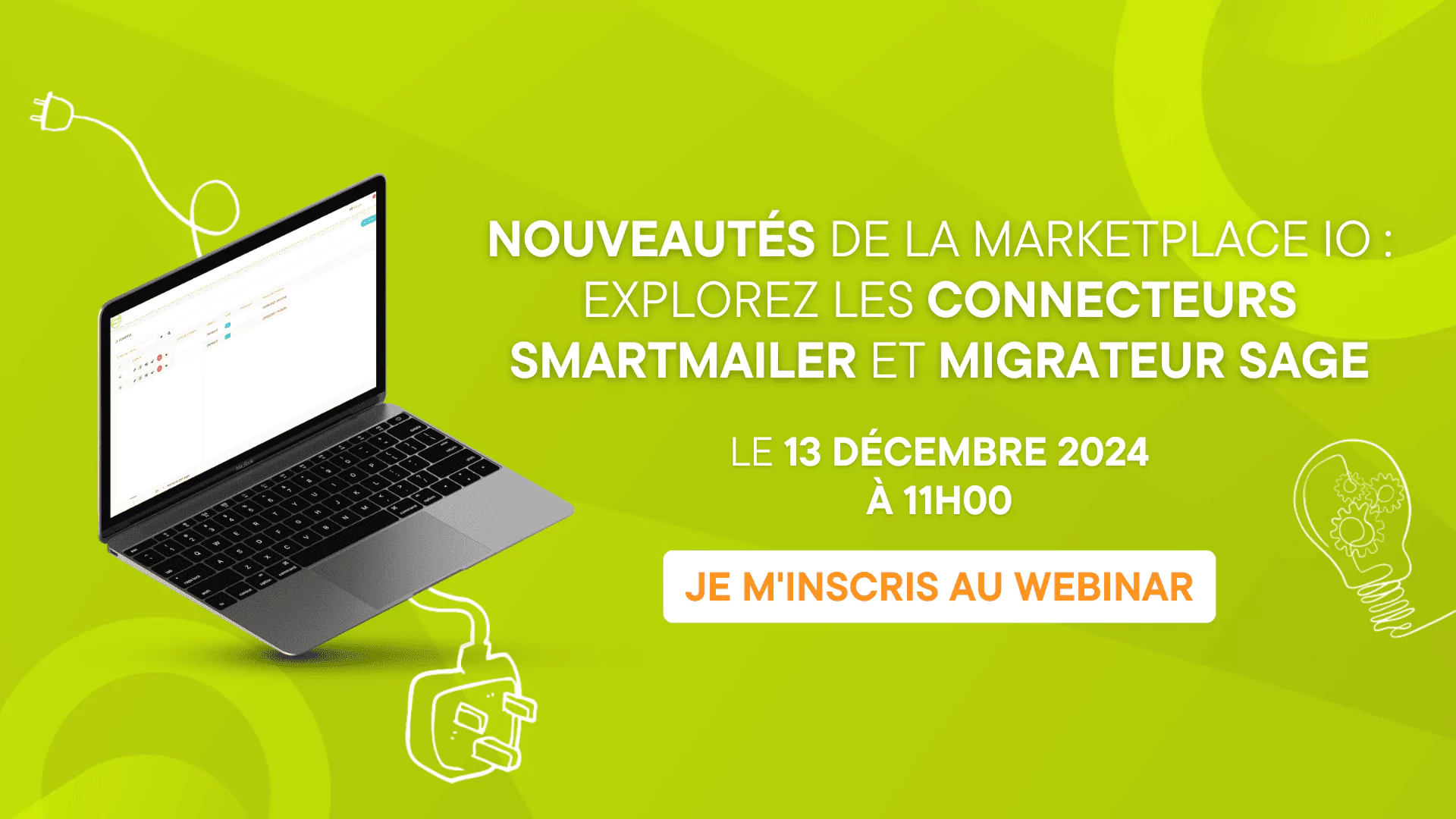 Nouveautés de la Marketplace iO : Explorez les connecteurs Smartmailer et Migrateur Sage